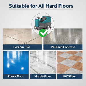 GAOGE X96 Lavasciuga Pavimenti a Bordo ad Alta Efficienza con Doppia Spazzola a Guida Automatica, Attrezzatura per la Pulizia con Certificazione CE ISO - Product Image 5