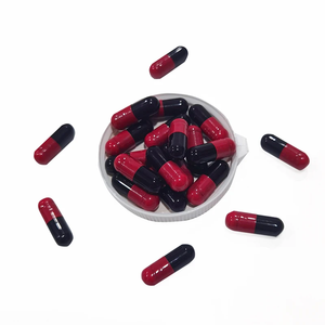 แคปซูลสีแดงและสีดำ อาหารเสริมใยอาหารสำหรับผู้ใหญ่ - Product Image 1