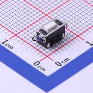 TS-1054-A1B3-D2 Tactile Switch SMD Switch Single Pole Single Throw Rectangle Button 2.5N Horizontal Mount - Product Image 1