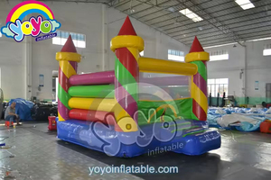 Candy colored <b>inflatable</b> children's play center with sweet theme design, commercial grade birthday party <b>inflatable</b> equipment - Product Image 3