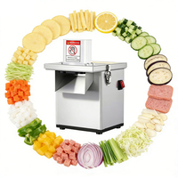 YYHB Commerciële Groente- en Fruitsnijmachine Motor 220V Laag Geluidsniveau voor Pizzeria's Italiaanse Restaurants Fruitverwerkingsbedrijven