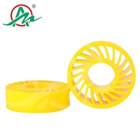 Roue d'alimentation en papier métallique durable personnalisable avec roulement à billes pour entrepôt et vente au détail