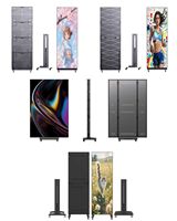 Écran publicitaire LED intelligent pliable et mobile P2.5/P2.0, portable, pour intérieur/extérieur, HDR10+, étanche IP65