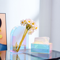 Vevor — Vase à fleurs en acrylique et plexiglas, pot coloré, décoration moderne, vente en gros, pour la maison