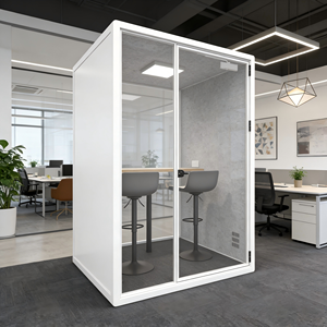 Cabines modulaires à <span class=keywords><strong>prix</strong></span> abordable pour 2 personnes : Studio d'intimité, <span class=keywords><strong>bureau</strong></span> <span class=keywords><strong>acoustique</strong></span>, espace de réunion et studio d'enregistrement - Product Image 1