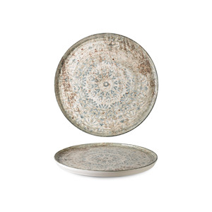 Plato Plano Apilable Fade Ø 17 cm H 1.7 cm, Porcelana Fina Premium con Impresión Digital Rinart - Product Image 1