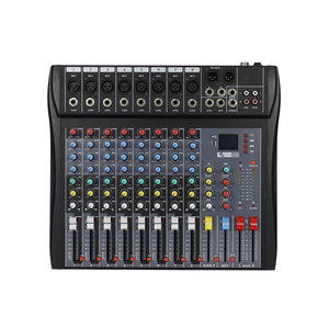 Mixer Audio Professionale a 8 Canali per DJ con Scheda Audio USB Integrata per Effetti DSP e Alimentazione Phantom 48V per Casa, KTV e Trasmissioni Live - Product Image 1