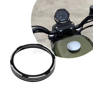 Chrome noir moto tachymètre housse pour harley <span class=keywords><strong>sportster</strong></span> 883 1200 48 2004-2018 - Product Image 1