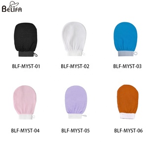 Kess <span class=keywords><strong>marocain</strong></span> en fibre de viscose avec logo personnalisé, gant de gommage de la peau du corps, de bain turc, de bain coréen, en soie - Product Image 2