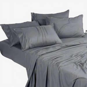 4 قطع ملاءات سرير من ألياف الخيزران بلون موحد، مناسبة للتدليك/عيد الميلاد، بعدد خيوط 300، متوفرة بمقاسات توين/فول/كوين/كينج - Product Image 3