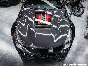 ZNDR para Kit de Carrocería F12, Capó de Fibra de Carbono Estilo Transparente, Actualización con Herrajes Autoadhesivos, Nuevo - Product Image 5