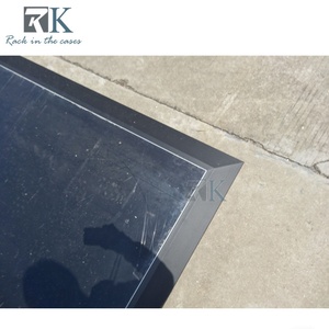Black <b>Square</b> Dance Floor with Aluminum Baking <b>Edge</b> Luxury Dancing Floor - Product Image 5