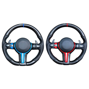 <span class=keywords><strong>Volant</strong></span> sport en fibre de carbone avec LED, design Alcantara Nappa pour <span class=keywords><strong>BMW</strong></span> F10 F20 F30 E46 E60 E90 G20 G30 Séries <span class=keywords><strong>1</strong></span> à 7 X <span class=keywords><strong>M</strong></span> - Product Image 4