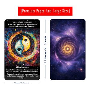 Cartes Oracle Loi d'Attraction 78 Cartes Jeu de Tarot pour l'Alignement Énergétique, la Croissance de l'Âme, la Guidance Spirituelle & Vente en Gros OEM - Product Image 3