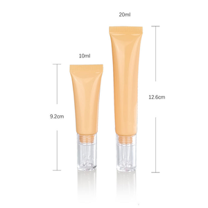 Tubo in plastica da 10ml 15ml 20ml con tappo a goccia, flacone cosmetico spremibile per crema contorno occhi - Product Image 5