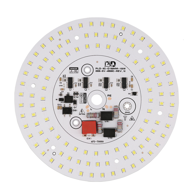 Customizable 100W-300W LED Fin Mining Lamp E27 Base Aluminum DOB Scheme Light Source Board Solar Power 6500K PSE Certified
