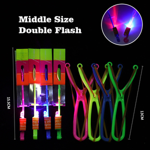 H-356 Fléchettes Lumineuses qui Brillent dans le Noir, Jouets pour Adultes, Fournitures pour Fêtes d'Anniversaire, Cadeaux <span class=keywords><strong>de</strong></span> Noël Éclatants, Lumières LED Lumineuses, Lance-pierre en Plastique - Product Image 3