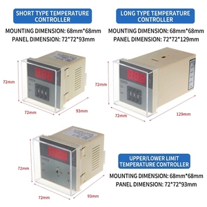 Termostato Digitale XMTD-2001 Tipo <span class=keywords><strong>K</strong></span>/E/PT100/CU50 con Interruttore DIP Regolabile per Forno 220V/380V Opzionale - Product Image 5