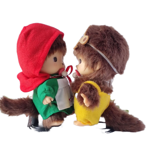 Nhà máy 15cm mengqiqi sang trọng Keychain búp bê siêu mềm Amigurumi Crochet Thú nhồi bông Đồ chơi Mặt dây chuyền túi treo cho món quà sinh nhật - Product Image 1