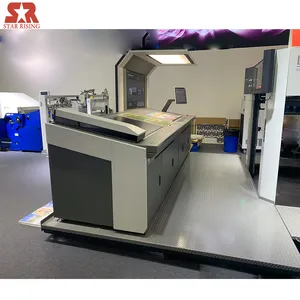 202SR103-6L tinta UV 2/ 4/6/8/10 seis colores rápido 4K alto 360*520mm papel de recubrimiento de carteles prensa de impresión flexográfica plana