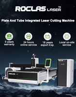 Máquina de Corte Láser de Fibra Automática para Tubos y Láminas, Cortadora CNC de Metal para Corte de Placas de Acero y Tuberías