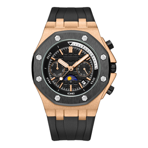 Reloj de Hombre Luminoso, Deportivo, Resistente al Agua, de Silicona, de Cuarzo - Product Image 1