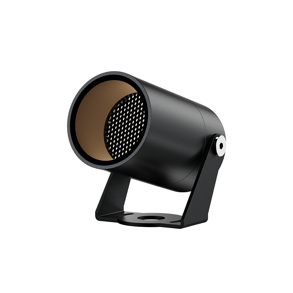 Litecent 10W Anti-Glare Landscape Outdoor Spot Light with Honeycomb IP66 DALI 0~10V PWM Dimming COB LED Chip High CRI 90