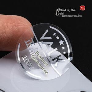 Étiquettes adhésives en PVC personnalisées avec design gratuit, autocollants transparents colorés avec logo, impression UV, estampage à chaud, scellage pour métal - Product Image 3