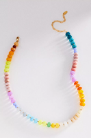 Haute qualité été nouveau Style Design Original guérison dopamine pierre naturelle collier coloré clavicule perle Bracelet pour les femmes