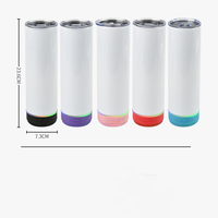 Gobelets à haut-parleur Bluetooth à sublimation de 20oz avec paille légère et couvercle Gobelet intelligent avec haut-parleur de musique