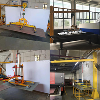 Nouvelle machine de levage pneumatique EOAT avec ventouses de levage de verre en acier inoxydable pour plaques