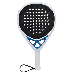 Pala de Pádel/Tenis Playa KingQ King1 de Carbono Duradero con Núcleo de Panal de Abeja de 16mm, Logotipo Personalizado OEM, Alto Rendimiento, 84 Faces, 330g, Venta al por Mayor - Product Image 1