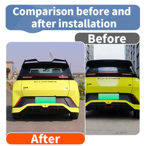Aileron arrière sport européen pour voiture, accessoire extérieur, pas de perçage nécessaire pour la modification du spoiler pour BYD Seagull - Product Image 3