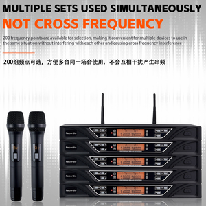 GAW-K328 Micro không dây chống giao diện IR tần số tự động phù hợp với Micro phỏng vấn khoảng cách 100 mét - Product Image 3