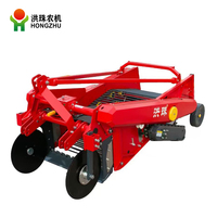 Récolteuse de pommes de terre HONGZHU Mini fabriquée au Shandong avec pelle et convoyeur pour utilisation agricole, haute efficacité, haute productivité, déterrage de pommes de terre