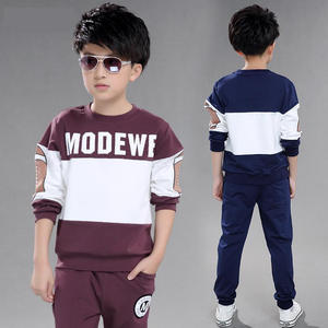Ropa Infantil Personalizada al por Mayor, Trajes Casuales de Otoño para Niños, Ropa para Niños, Sudadera de Manga Larga con Estampado, Conjunto de Dos Piezas - Product Image 5