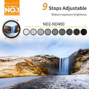 Filtre ND Variable Ultra-fin K&F <span class=keywords><strong>Concept</strong></span> 37-82mm ND2-400 avec 9 Stops, Cadre en Alliage d'Aluminium Résistant aux Rayures - Product Image 2