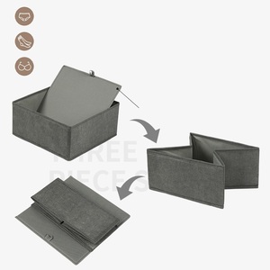 Juego de Organizadores de <span class=keywords><strong>Cajones</strong></span> Plegables <span class=keywords><strong>para</strong></span> <span class=keywords><strong>Ropa</strong></span>, Divisores de <span class=keywords><strong>Cajones</strong></span> de Tela, Caja de Almacenamiento <span class=keywords><strong>para</strong></span> <span class=keywords><strong>Ropa</strong></span> <span class=keywords><strong>Interior</strong></span> - Product Image 4