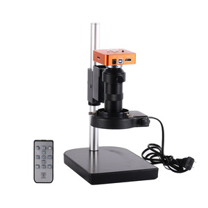 HY-1138b 21MP Industrial <strong>Microscope</strong> Camera with 100X <strong>Lens</strong> 2K/1080P 60FPS Port 1080P <strong>USB</strong> Port 56LEDs - Product Image 1