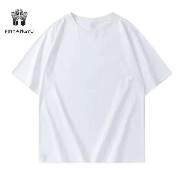 2024 personalizado Adia 100% algodón peso pesado de gran tamaño 240gsm camiseta logotipo personalizado liso Vintage Pro Club camisas para hombres