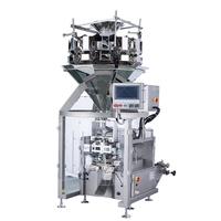 Machine d'emballage verticale à azote à faible coût pour les sachets de chips de pommes de terre/biscuits/haricots/céréales