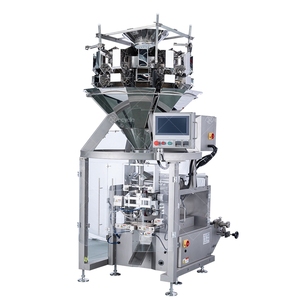 Máy đóng gói thực phẩm dạng túi đứng tự động giá rẻ dùng cho khoai tây chiên/bánh quy/đậu/ngũ cốc, sử dụng khí nitơ - Product Image 4