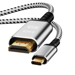 2024<span class=keywords><strong>สาย</strong></span> USB C เป็น <span class=keywords><strong>HDMI</strong></span> 4K 1m 1.8m 3M USB Type C TO <span class=keywords><strong>HDMI</strong></span> <span class=keywords><strong>ต</strong></span>ัวผู้3D จอแสดงผล HDR สำหรับสมาร์ทโฟนโน้<span class=keywords><strong>ต</strong></span><span class=keywords><strong>บุ๊ค</strong></span>ทีวี - Product Image 1