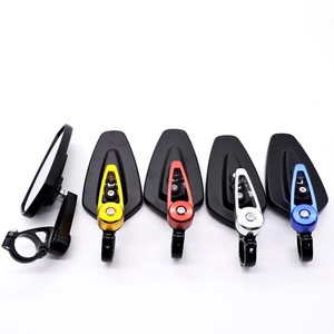 Rétroviseur de moto en aluminium de style vintage pour guidon, avec ajustement universel et angle réglable - Product Image 6