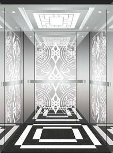 Ascenseur à traction en acier inoxydable haute résistance personnalisé OTIS avec des caractéristiques de sécurité pour un usage résidentiel et hôtelier Design moderne - Product Image 5