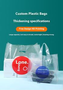 Bolsa de plástico PE con refuerzo lateral de gama alta para envasar alimentos, comestibles, otros productos para tiendas de <span class=keywords><strong>sushi</strong></span> y regalos con impresión de logotipo - Product Image 5