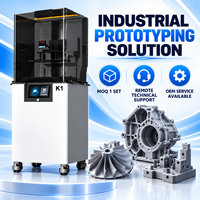 Imprimante 3D industrielle TXJ K1 à nivellement automatique, écran LCD 7K, résine SLA SLM, pour figurines d'action