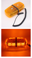 Fabricant 36 LED clignotant voiture attraction magnétique lumière stroboscopique, courte rangée stroboscopique avertissement, voie ouverture lumière feu de circulation