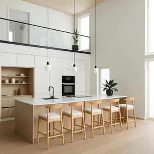 Hiện đại đầy đủ thiết lập particleboard tủ bếp cho các dự án căn hộ bao gồm tủ đảo Granite bàn - Product Image 5