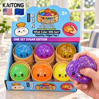 Jouet sensoriel anti-stress à récupération lente KAITONG OEM, jouet à presser, squishies en forme de dumpling